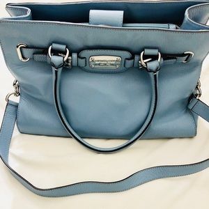 Michale kors Hamilton Saffiano light blue
